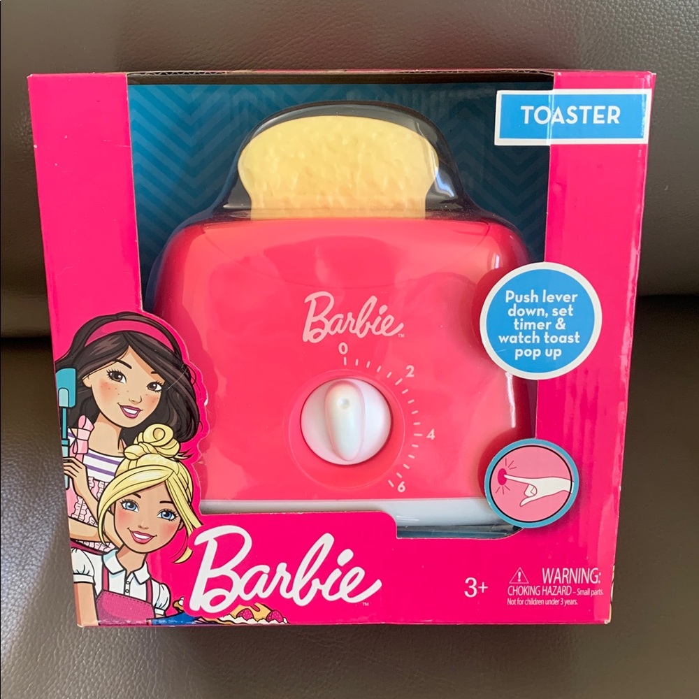 Barbie Pretend Play Toy Toaster New